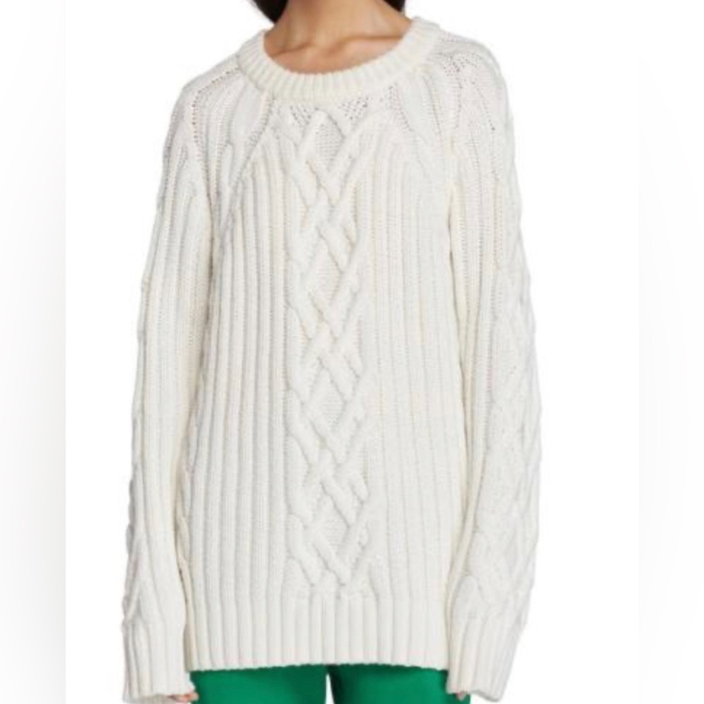 NWT Rag & Bone “Ivory Kiera Crew” Sweater - L